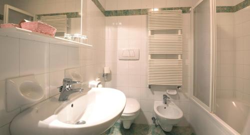 Koupelna v ubytování Hotel Cir