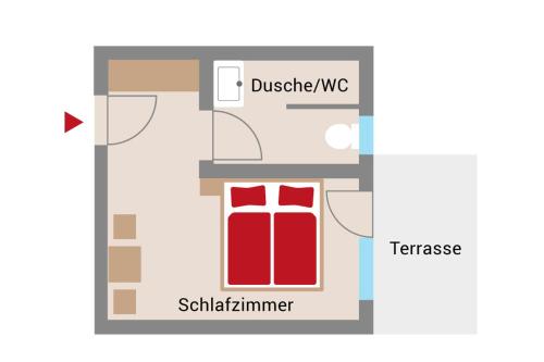 План на етажите на Herzl Hof