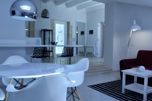 Χώρος καθιστικού στο Re Federico Boutique Hotel