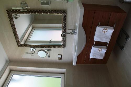 Koupelna v ubytování Hotel zum Heiligen Geist