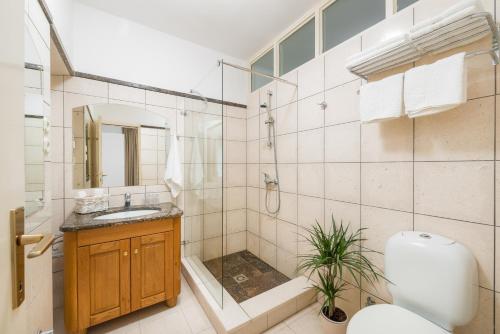 Koupelna v ubytování B&B Aurora