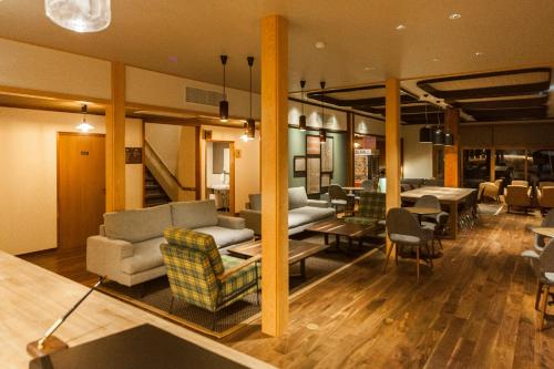 Posezení v ubytování Onsen Guest House Aobato no Su