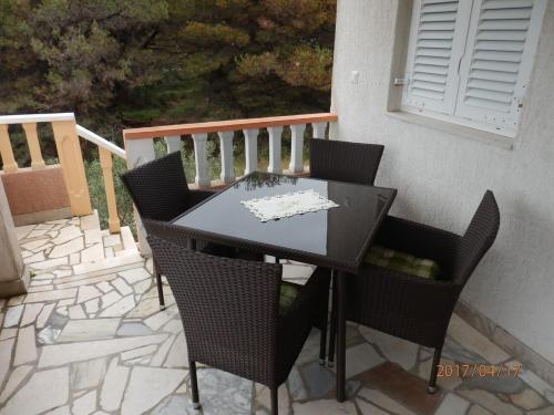 Balkón nebo terasa v ubytování Apartments Lucie