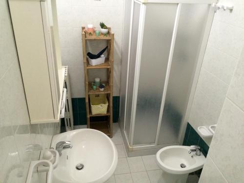 Koupelna v ubytování B&B Zia Iaia