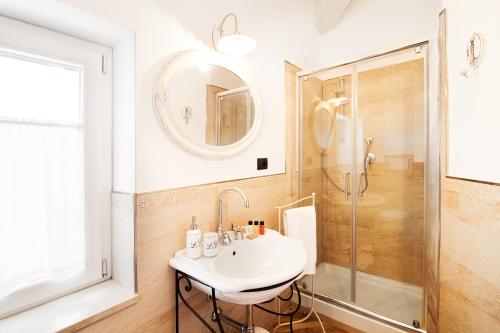 Koupelna v ubytování B & B I Ricordi