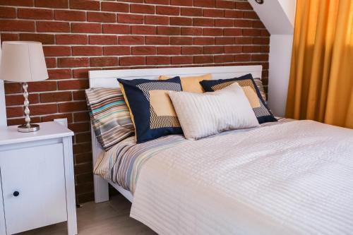 Posteľ alebo postele v izbe v ubytovaní Apartament MER - Idealny dla Ciebie