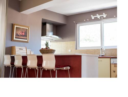 Dapur atau dapur kecil di Villa Palmyra
