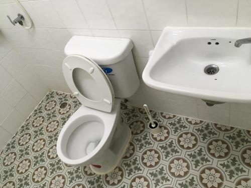 Koupelna v ubytování Park Avenue@Huamark