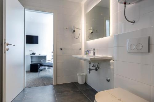 Koupelna v ubytování B Gold Luxury rooms B&B