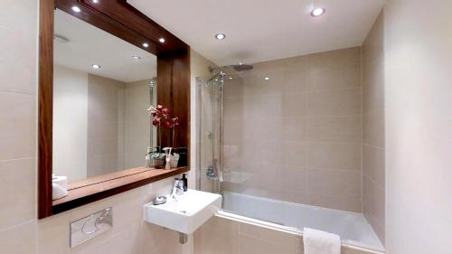 Koupelna v ubytování Signet Apartments - Ceres