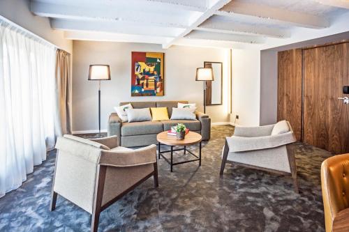 Posezení v ubytování Nomad Luxury Suites