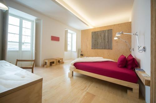 Postel nebo postele na pokoji v ubytování winebnb