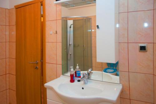 Koupelna v ubytování Apartment Kraljević