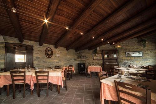 Restaurace v ubytování Albergo Dei Bersaglieri