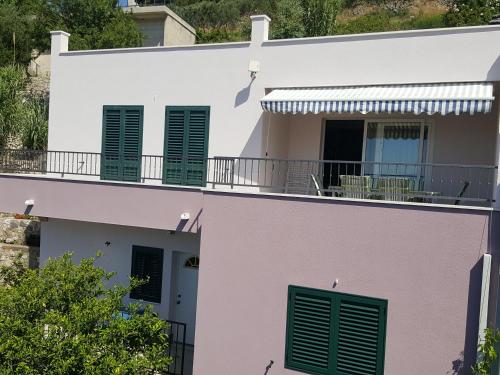 Balkón nebo terasa v ubytování Apartments Pero