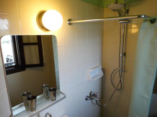 Ένα μπάνιο στο Apartments Karpetis a green paradise