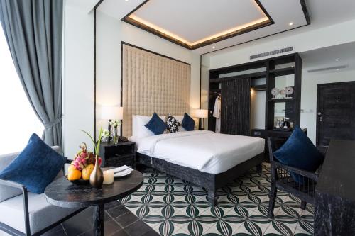 Χώρος καθιστικού στο Monthara Angkor Residence