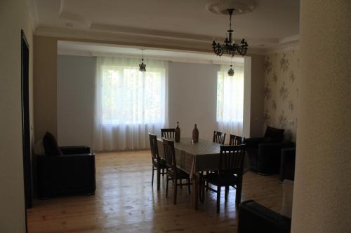 Dining area in a vendégházakat