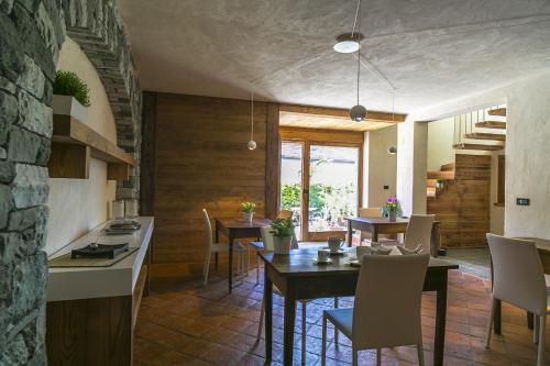 Posezení v ubytování B&B Lo Matsòn