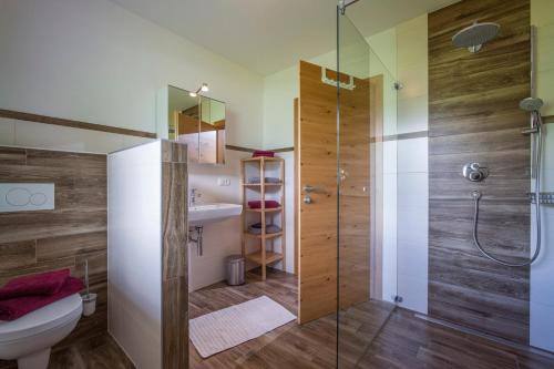 Koupelna v ubytování Appartement Josef