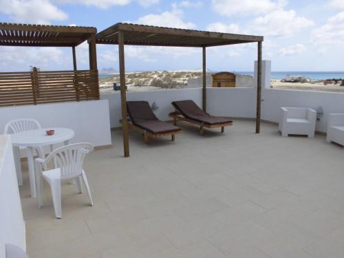 Balkón nebo terasa v ubytování Cala da Lua apartments