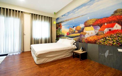 Postel nebo postele na pokoji v ubytování Outingfun Bed and Breakfast