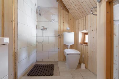 Koupelna v ubytování Chalet Encijan - Velika planina