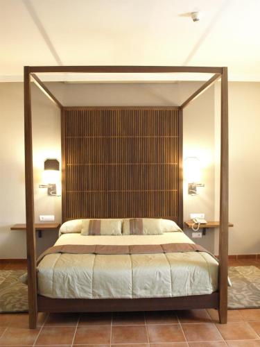 Katil atau katil-katil dalam bilik di Parador de Lorca