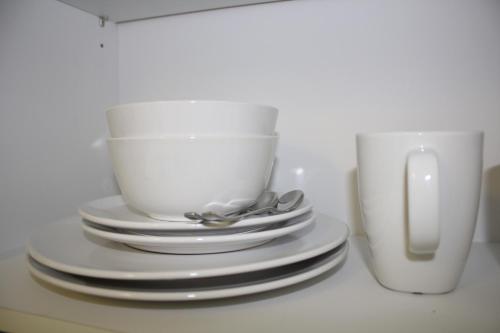 Kemudahan buat kopi dan teh di Mr Nice Apartments, Highvill-Astana