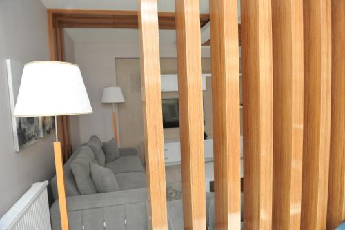 Χώρος καθιστικού στο Qamar Prestige Suites