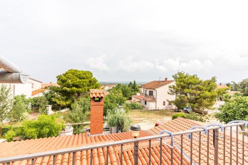 a view from the roof of a house at Apartment Ruby in Pula