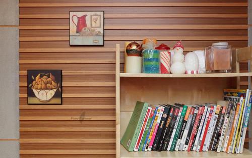 Biblioteca en el bed & breakfast