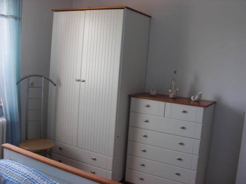Postel nebo postele na pokoji v ubytování Ferienwohnung Kreider