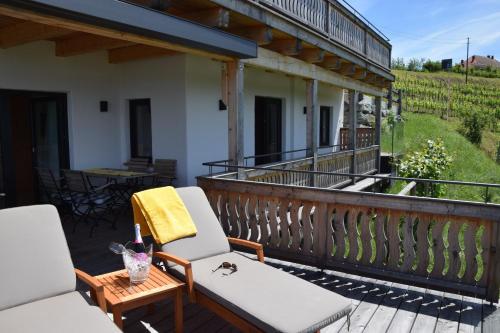 Appartement Georgibergにあるバルコニーまたはテラス