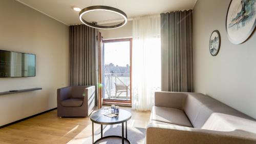 Χώρος καθιστικού στο HOTEL NUMBER ONE BY GRANO Gdańsk - GRANO LIFE Gdańsk