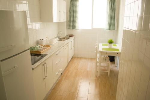 Kjøkken eller kjøkkenkrok på Solymar Beach Premium