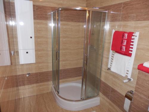 Et badeværelse på Apartament Maja