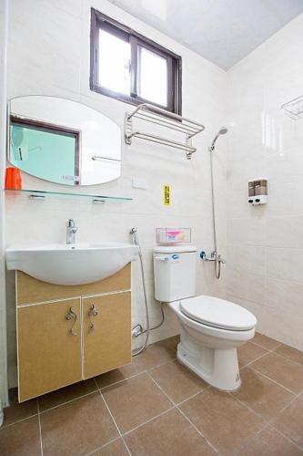 Koupelna v ubytování FuLu home stay