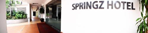 a building with a sign that reads spinning g lobster at Springz Hotel-Bukit Jalil in Kuala Lumpur