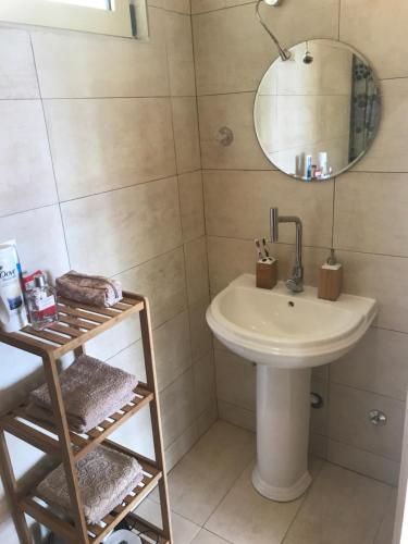 Et badeværelse på Holiday Home Sunrise