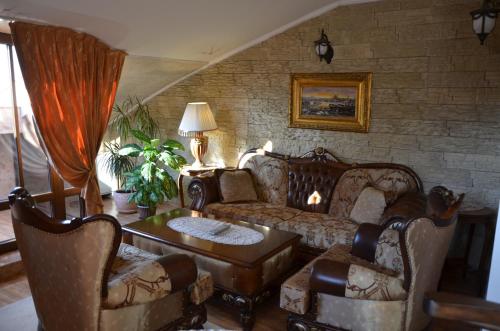 Χώρος καθιστικού στο Boutique Hotel Boris Palace & Restaurant