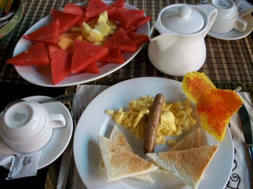 Mad i villaen eller i nærheden