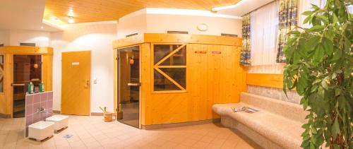 Koupelna v ubytování Appartementhotel Hechenberg