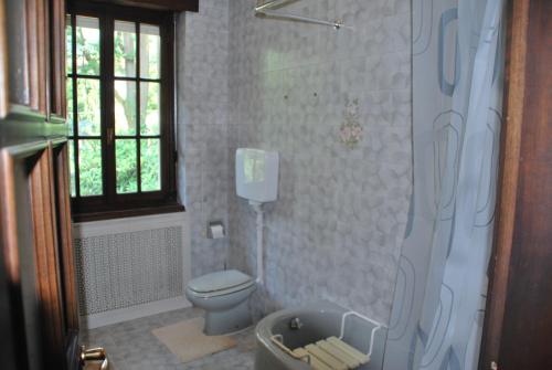 Koupelna v ubytování Villa Mariuccia