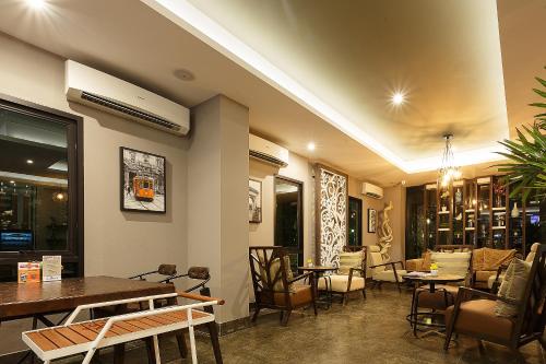 Χώρος καθιστικού στο Green Point Residence Hotel