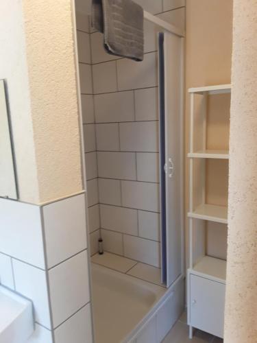 Ванная комната в Pension zum Bauhof