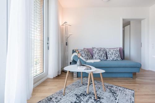 Χώρος καθιστικού στο V7 Boutique Appartements