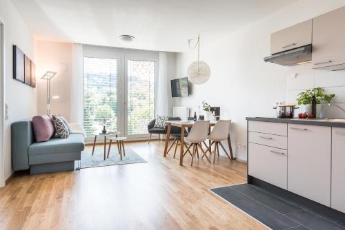Η κουζίνα ή μικρή κουζίνα στο V7 Boutique Appartements