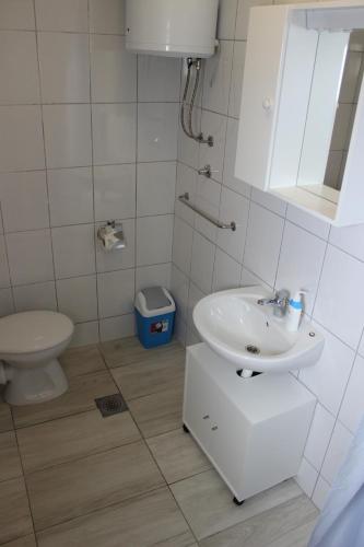 Koupelna v ubytování Guest House Put