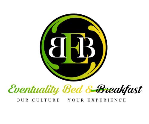 a green and yellow logo for a certification bed and breakfast at Eventuality B&B New Kingston in Kingston